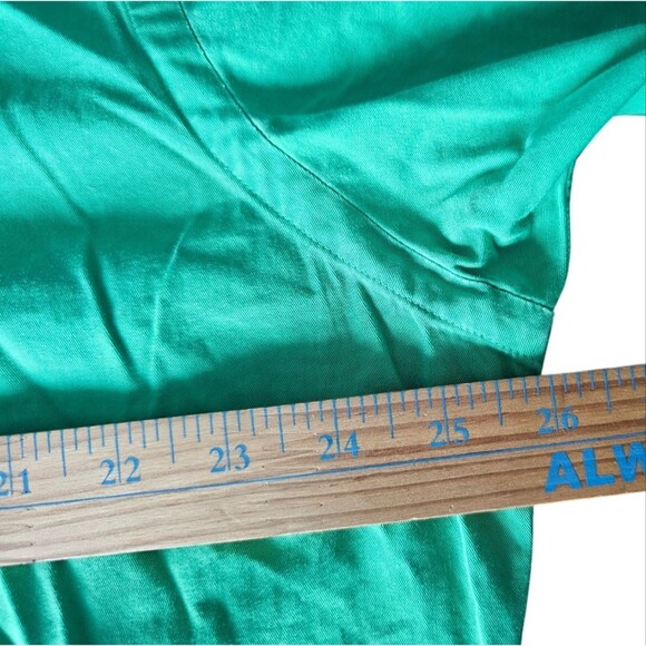 Ralph Lauren Button Up Short Sleeve Classic Fit Preppy Shirt Green Men's Sz L - Picture 10 of 10